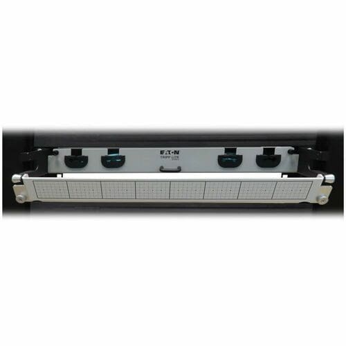 Eaton Tripp Lite Series Preloaded Fiber Panel, 1U - 2x (3x8F MTP/MPO-PC F/F) 24F Trunk Cables, OM4 Multimode, 20 m (65.6 ft.) - 1U High - Aqua, Black - N48M-2M3X8M-20 - Image 7
