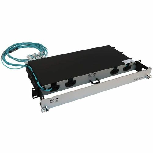 Eaton Tripp Lite Series Preloaded Fiber Panel, 1U - 4x (8x LC/LC Duplex M/M) 16F Trunk Cables, OM4 Multimode, 10 m (32.8 ft.) - 4 x Duplex - - N48M-4L16L-10 - Image 5