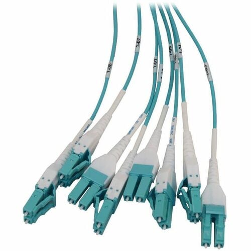 Eaton Tripp Lite Series Preloaded Fiber Panel, 1U - 4x (8x LC/LC Duplex M/M) 16F Trunk Cables, OM4 Multimode, 10 m (32.8 ft.) - 4 x Duplex - - N48M-4L16L-10 - Image 8