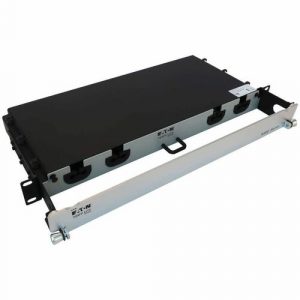 Eaton Tripp Lite Series Preloaded Fiber Panel, 1U - 2x (24F MTP/MPO-APC to 12x LC Duplex F/M) 24F Trunk Cables, OS2 Singlemode, 10 m (32.8 ft.) - 12 - N48S-2M24L12-10