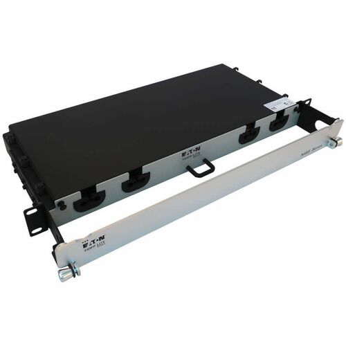 Eaton Tripp Lite Series Preloaded Fiber Panel, 1U - 2x (24F MTP/MPO-APC to 12x LC Duplex F/M) 24F Trunk Cables, OS2 Singlemode, 10 m (32.8 ft.) - 12 - N48S-2M24L12-10