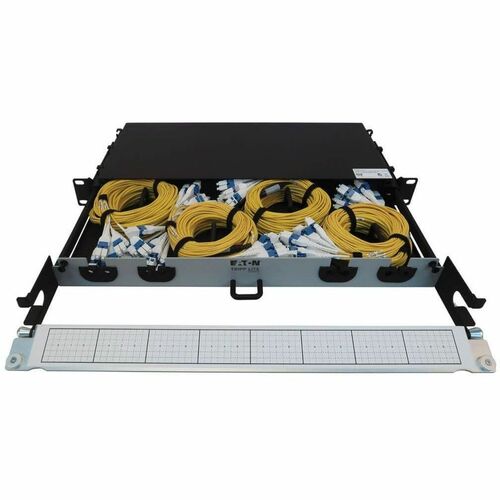 Eaton Tripp Lite Series Preloaded Fiber Panel, 1U - 4x (8x LC/LC Duplex M/M) 16F Trunk Cables, OS2 Singlemode, 10 m (32.8 ft.) - 4 x Duplex - - N48S-4L16L-10 - Image 4