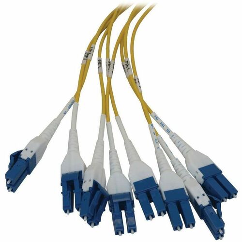 Eaton Tripp Lite Series Preloaded Fiber Panel, 1U - 4x (8x LC/LC Duplex M/M) 16F Trunk Cables, OS2 Singlemode, 10 m (32.8 ft.) - 4 x Duplex - - N48S-4L16L-10 - Image 7
