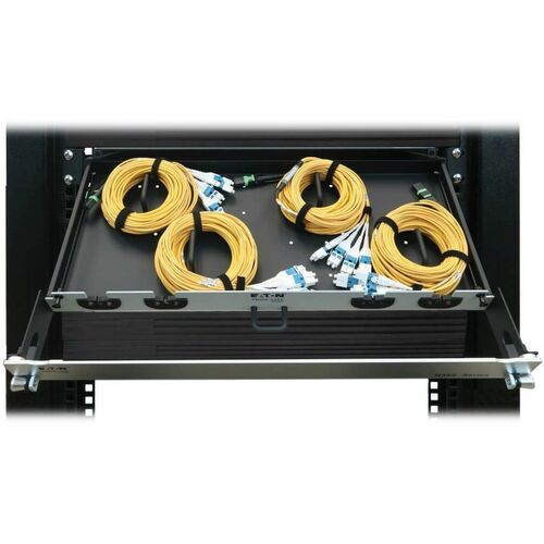 Eaton Tripp Lite Series Preloaded Fiber Panel, 1U - 4x (12F MTP/MPO-APC to 4x LC Duplex F/M) 8F Trunk Cables, OS2 Singlemode, 10 m (32.8 ft.) - 4 - N48S-4M8L4-10 - Image 3