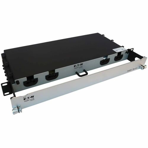 Eaton Tripp Lite Series Preloaded Fiber Panel, 1U - 4x (12F MTP/MPO-APC to 4x LC Duplex F/M) 8F Trunk Cables, OS2 Singlemode, 10 m (32.8 ft.) - 4 - N48S-4M8L4-10