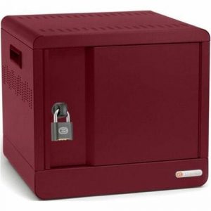 10X CUBE MICRO STATION PADLOCK PRE-WIRED USB-C MAROON - TVS10USBC-MA