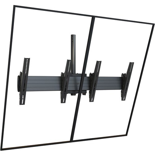 Chief Fusion Large Ceiling Mounted 2 x 1 Portrait Menu Board 400 mm Interfaces - Fusion Large Ceiling Mounted 2 x 1 Portrait Menu Board 400 mm Interfaces - LCM2X1UP400 - Image 2