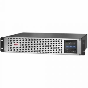 APC Smart-UPS, Line Interactive, 750VA, Lithium-ion, Rack/Tower, 2U, 120V, 6x NEMA 5-15R outlets, SmartConnect Port+Network Card, Short Depth, AVR SMTL750RM2UCNC
