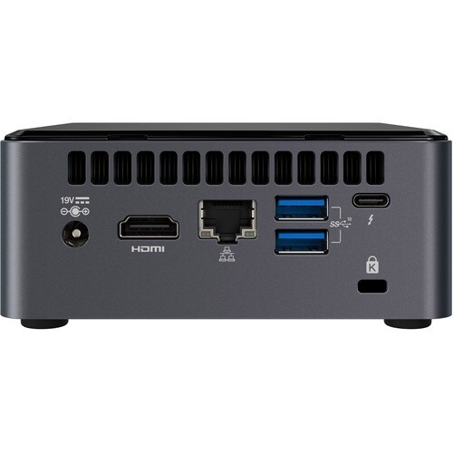 Black Box Desktop Computer - Intel Core i3 10th Gen - 8 GB - 128 GB SSD - Mini PC - TAA Compliant - Intel Chip - Intel - NUC10I3FNH-BB - Image 3
