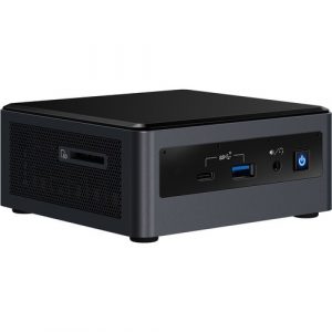 Black Box Desktop Computer - Intel Core i3 10th Gen - 8 GB - 128 GB SSD - Mini PC - TAA Compliant - Intel Chip - Intel - NUC10I3FNH-BB