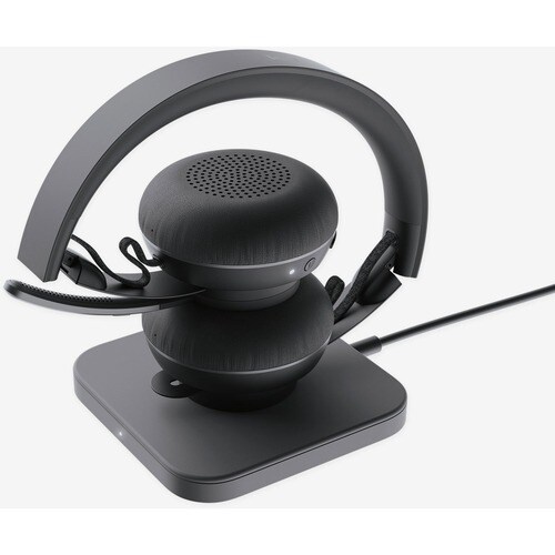 Logitech Zone 900 On-Ear Wireless Bluetooth Headset with advanced noise-canceling microphone, connect up to 6 wireless devices with one receiver, quick access to ANC and Bluetooth - Stereo - 981-001100 - Image 5