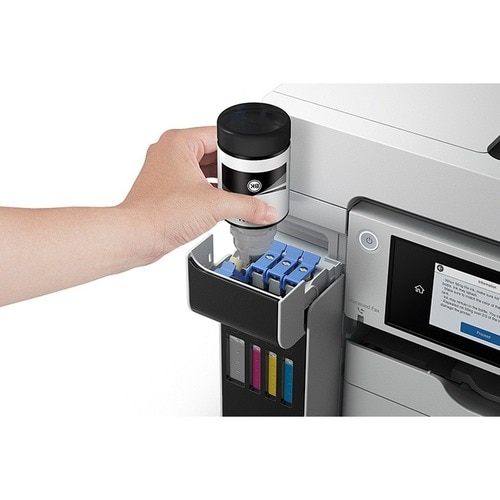 Epson WorkForce ST-C8090 Inkjet Multifunction Printer-Color-Copier/Fax/Scanner-4800x1200 dpi Print-Automatic Duplex Print-66000 Pages-550 sheets Input-Color Flatbed Scanner-1200 dpi Optical Scan-Color Fax-Wireless LAN-Epson Connect-Mopria - Copier/Fax/Printer/Scanner - 4800 x 1200 dpi - C11CH71203 - Image 14