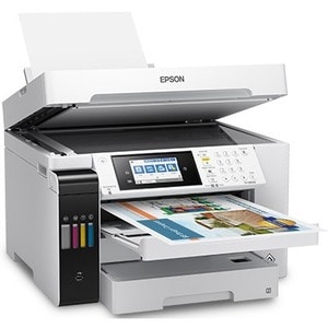 Epson WorkForce ST-C8090 Inkjet Multifunction Printer-Color-Copier/Fax/Scanner-4800x1200 dpi Print-Automatic Duplex Print-66000 Pages-550 sheets Input-Color Flatbed Scanner-1200 dpi Optical Scan-Color Fax-Wireless LAN-Epson Connect-Mopria - Copier/Fax/Printer/Scanner - 4800 x 1200 dpi - C11CH71203 - Image 9