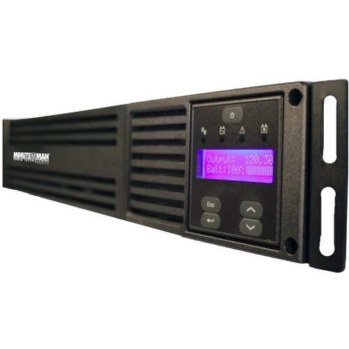 Minuteman EXR Series Line Interactive Uninterruptible Power Supply - 2U Tower/Rack/Wall Mountable - AVR - 7 Minute Stand-by - 120 V AC Input - 120 V AC Output - EXR750RT2U - Image 4