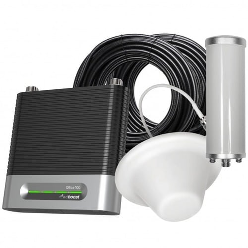 WeBoost Office 100 473060 Cellular Phone Signal Booster - 700 MHz, 850 MHz, 1700 MHz, 1900 MHz, 2100 MHz to 700 MHz, 850 MHz, 1700 MHz, 1900 MHz, - 473060