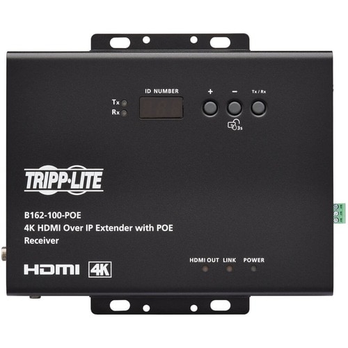 Eaton Tripp Lite Series HDMI over IP Encoder - 4K, 4:4:4, PoE, 328 ft. (100 m), TAA - 1 Input Device - 328 ft Range - 1 x - B162-001-POE - Image 5