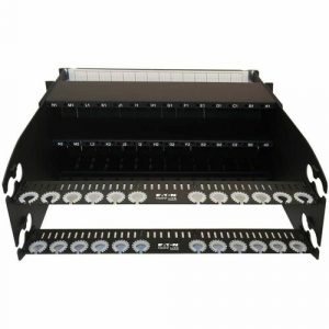 Eaton Tripp Lite Series Enclosure for 28 High-Density Fiber Cassettes, 4U - 16.9" Depth - Black, Silver - Steel, Plastic N482-04U - N482-04U