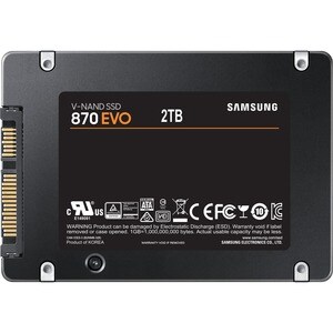 Samsung - Sourcing KIT SAMSUNG 870 EVO 2TB 2.5IN SATA III INTERNAL SSD 1-UNIT MZ-77E2T0BW - Image 2
