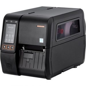 Bixolon XT5-40N Desktop Thermal Transfer Printer - Monochrome - Label Print - Gigabit Ethernet - USB - USB Host - Serial - US - With Cutter - Black - XT5-40NCS