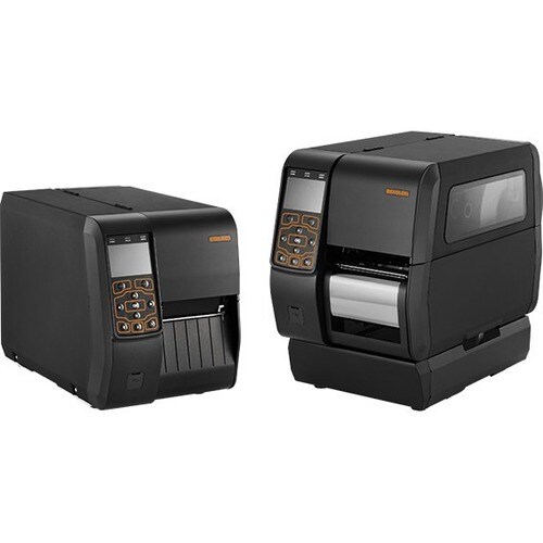 Bixolon XT5-46 Desktop Thermal Transfer Printer - Monochrome - Label Print - Gigabit Ethernet - USB - USB Host - Serial - US - Black - Real Time - XT5-46NS - Image 3