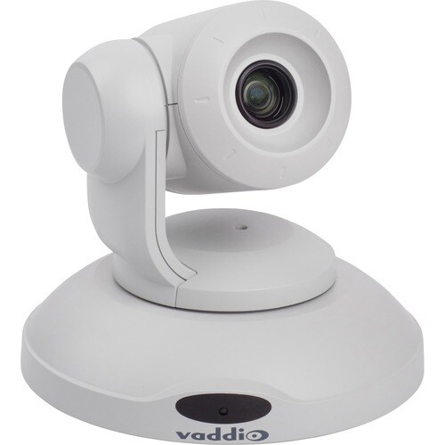 Vaddio ConferenceSHOT 10x Optical Zoom PTZ Camera - White - 2.4 Megapixel Interpolated - 1920 x 1080 Video - Exmor CMOS Sensor - Auto/Manual - Network (RJ-45) 999-9990-000W