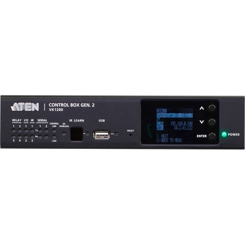 ATEN VK1200 Environment Control System Compact unit (2nd Generation) with Dual LAN - Metal VK1200 - Image 2