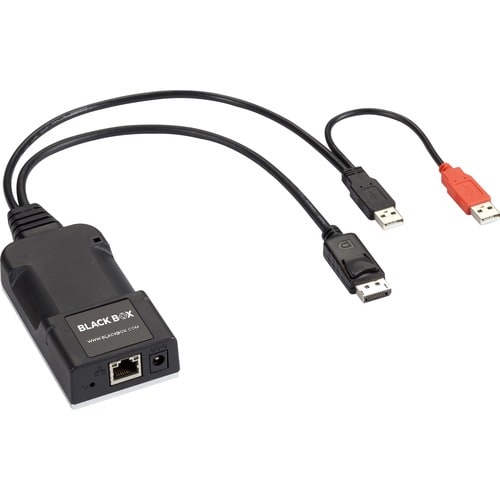 Black Box ACR500DP-T-R2 KVM Extender Transmitter - 1 Computer(s) - 2560 x 1600 Maximum Video Resolution - 1 x Network (RJ-45) - 2 x USB - DisplayPort - - ACR500DP-T-R2