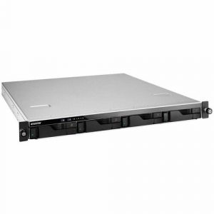Asustor Lockerstor 4RS AS6504RS - 4 Bay NAS, Quad-Core 2.1GHz CPU, 2.5GbE Port, 8GB DDR4, 1U Rackmount Server (Diskless) - For small and medium businesses AS6504RS