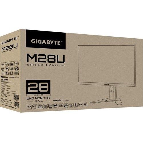 Gigabyte M28U 28" Class 4K UHD Gaming LCD Monitor - 16:9 - Black - 28" Viewable - In-plane Switching (IPS) Technology - Edge LED Backlight - 3840 x - M28U-SA - Image 4