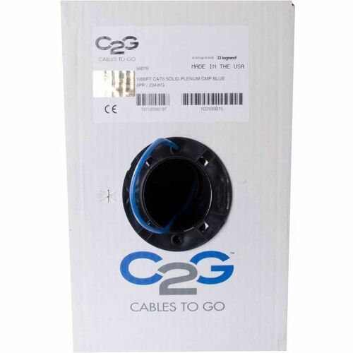 1000FT CAT6 SOLID PLENUM CMP BLUE TAA - CG56019 - Image 3