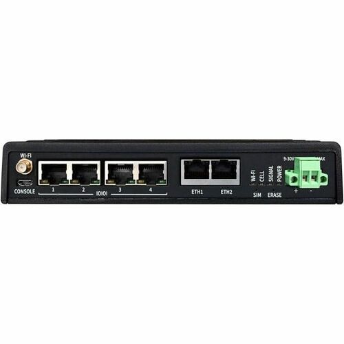Digi Connect EZ 4i Device Server - 2 x Network (RJ-45) - 4 x Serial Port - 10/100/1000Base-T - Gigabit Ethernet - IEEE 802.11a/b/g/n/ac - Wireless LAN - - EZ04-IAG4-EXT - Image 2