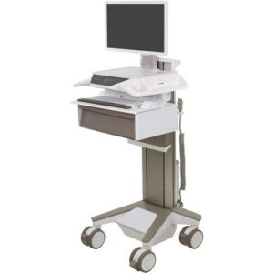 Ergotron CAREFIT PRO ELECTRIC LIFT CART LIFE PWD 1 TALL DWRS US/CA/MX C52-22B1-1