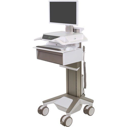 Ergotron CAREFIT PRO ELECTRIC LIFT CART LIFE PWD 1 TALL DWRS US/CA/MX C52-22B1-1
