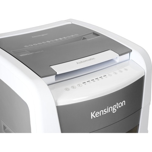 Kensington OfficeAssist Auto Feed Shredder A6000-HS Anti-Jam Micro Cut - Continuous Shredder - Micro Cut - 10 Per Pass - for shredding Paper, Staples, Paper Clip, Credit Card, - K52052AM - Image 7