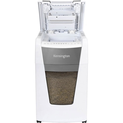 Kensington OfficeAssist Auto Feed Shredder A3000-HS Anti-Jam Micro Cut - Continuous Shredder - Micro Cut - 8 Per Pass - for shredding Paper, Staples, Paper Clip, Credit Card, - K52051AM - Image 2