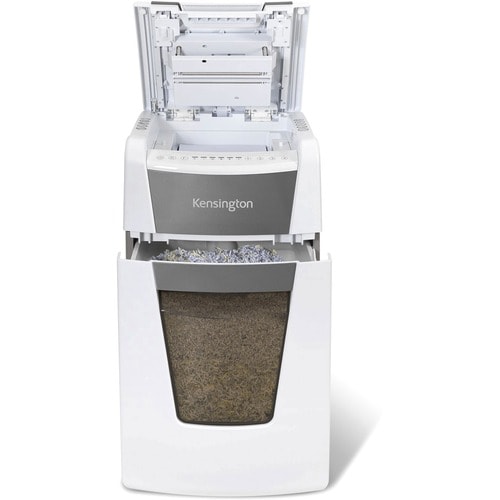 Kensington OfficeAssist Auto Feed Shredder A3000-HS Anti-Jam Micro Cut - Continuous Shredder - Micro Cut - 8 Per Pass - for shredding Paper, Staples, Paper Clip, Credit Card, - K52051AM - Image 5