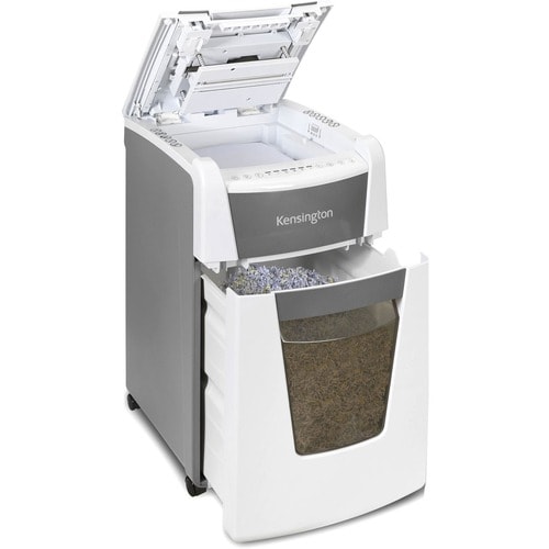 Kensington OfficeAssist Auto Feed Shredder A3000-HS Anti-Jam Micro Cut - Continuous Shredder - Micro Cut - 8 Per Pass - for shredding Paper, Staples, Paper Clip, Credit Card, - K52051AM - Image 6