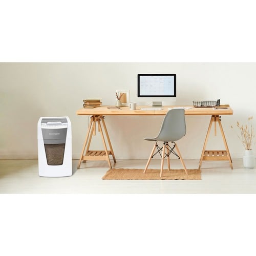 Kensington OfficeAssist Auto Feed Shredder A3000-HS Anti-Jam Micro Cut - Continuous Shredder - Micro Cut - 8 Per Pass - for shredding Paper, Staples, Paper Clip, Credit Card, - K52051AM - Image 8