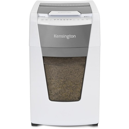 Kensington OfficeAssist Auto Feed Shredder A3000-HS Anti-Jam Micro Cut - Continuous Shredder - Micro Cut - 8 Per Pass - for shredding Paper, Staples, Paper Clip, Credit Card, - K52051AM