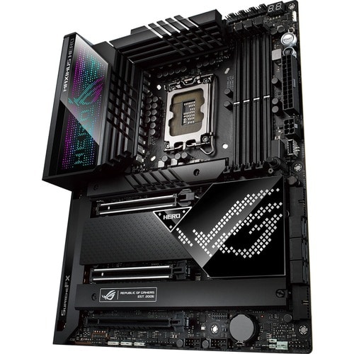 Asus ROG Maximus Z690 Hero Desktop Motherboard - Intel Z690 Chipset - Socket LGA-1700 - Intel Optane Memory Ready - ATX - Pentium Gold, Celeron, Core i5, Core - ROGMAXIMUSZ690HERO - Image 2