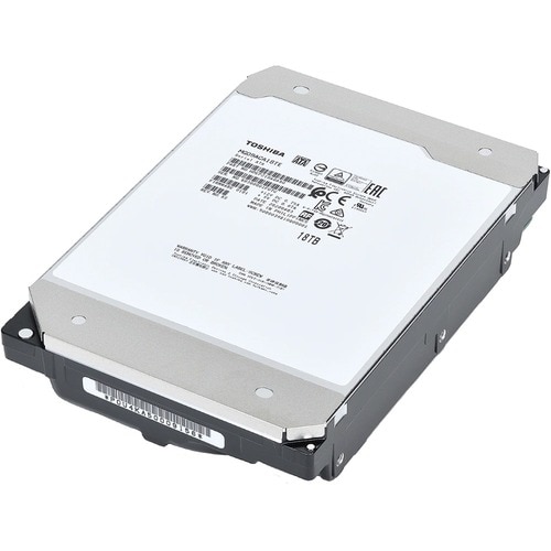 Toshiba MG09ACA18TE 18 TB Hard Drive - 3.5" Internal - SATA (SATA/600) - Server, Storage System Device Supported - 7200rpm - 512e Format MG09ACA18TE - MG09ACA18TE
