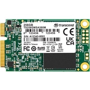 Transcend 256GB MSATA SSD SATA3 MLC TS256GMSA380M
