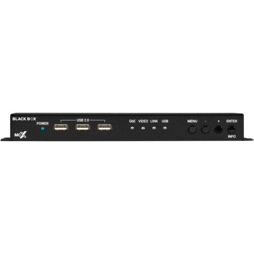 Black Box MCX G2 HDMI Decoder - 4K60, Copper - Functions: Video Decoding, Video Switcher - 4096 x 2160 - 4K - Network (RJ-45) - USB - Audio - MCXG2DC01 - Image 2