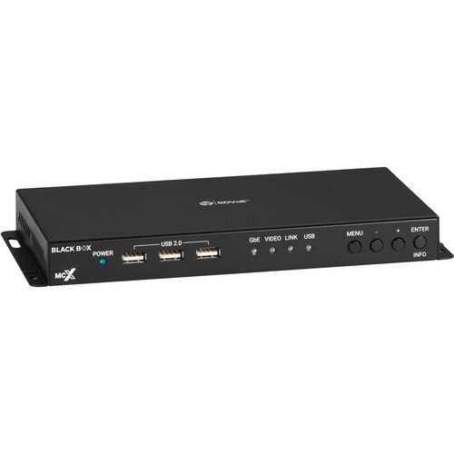 Black Box MCX G2 HDMI Decoder - 4K60, Copper - Functions: Video Decoding, Video Switcher - 4096 x 2160 - 4K - Network (RJ-45) - USB - Audio - MCXG2DC01 - Image 4
