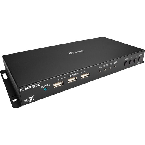 Black Box MCX G2 HDMI Decoder - 4K60, Fiber - Functions: Video Decoding, Video Switcher - 4096 x 2160 - 4K - Network (RJ-45) - USB - Audio - MCXG2DF01 - Image 3