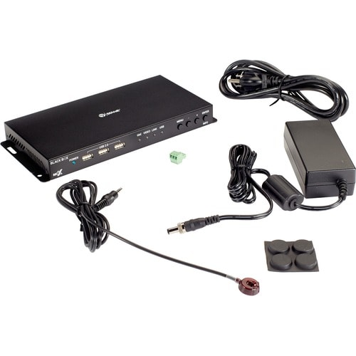 Black Box MCX G2 HDMI Decoder - 4K60, Fiber - Functions: Video Decoding, Video Switcher - 4096 x 2160 - 4K - Network (RJ-45) - USB - Audio - MCXG2DF01