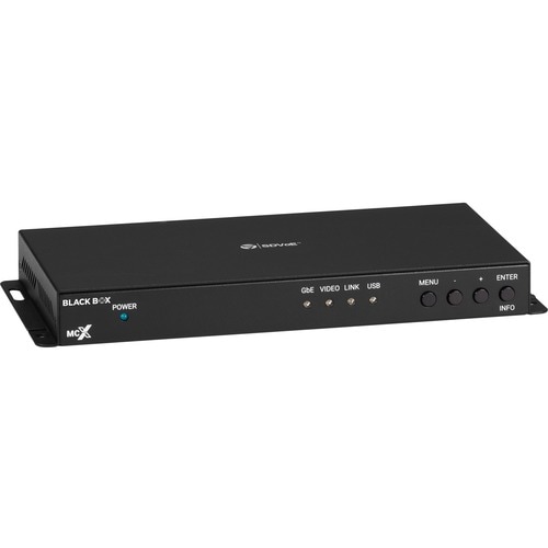 Black Box MCX G2 HDMI Single Encoder - 4K60, Fiber - Functions: Video Encoding, Video Switcher - HDMI, USB Type C - 4096 x 2160 - Network (RJ-45) - MCXG2EF01 - Image 2