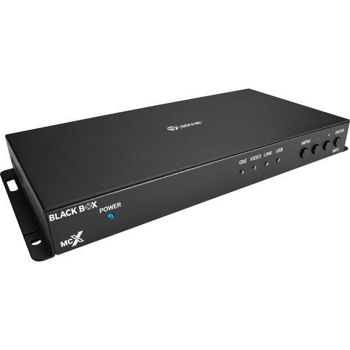 Black Box MCX G2 HDMI Single Encoder - 4K60, Fiber - Functions: Video Encoding, Video Switcher - HDMI, USB Type C - 4096 x 2160 - Network (RJ-45) - MCXG2EF01 - Image 3