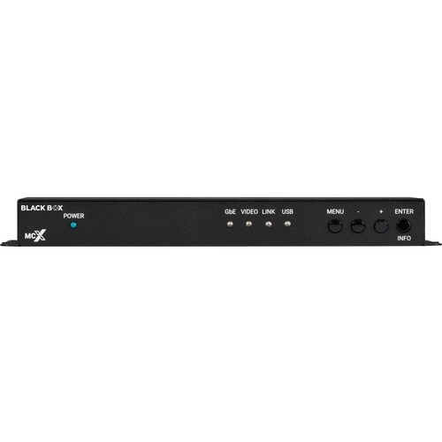 Black Box MCX G2 HDMI Single Encoder - 4K60, Fiber - Functions: Video Encoding, Video Switcher - HDMI, USB Type C - 4096 x 2160 - Network (RJ-45) - MCXG2EF01 - Image 4