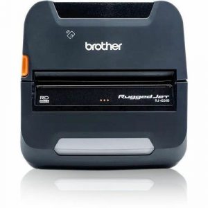 Brother RuggedJet RJ4230BL Mobile Direct Thermal Printer - Monochrome - Portable - Label/Receipt Print - USB - Serial - Bluetooth - Wireless LAN - Near Field Communication (NFC) - RJ4230BL-CP